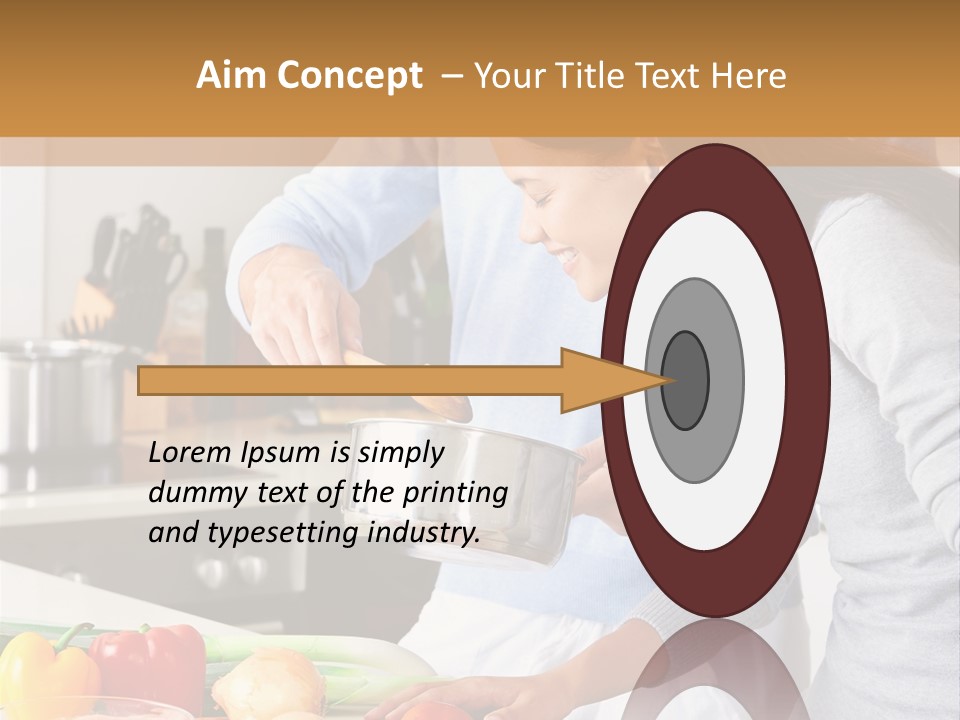 Diet Knife Love PowerPoint Template