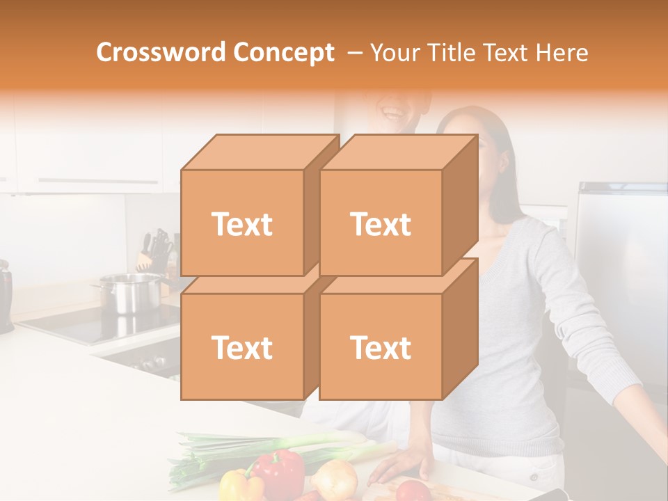 People Healthy Vegetables PowerPoint Template