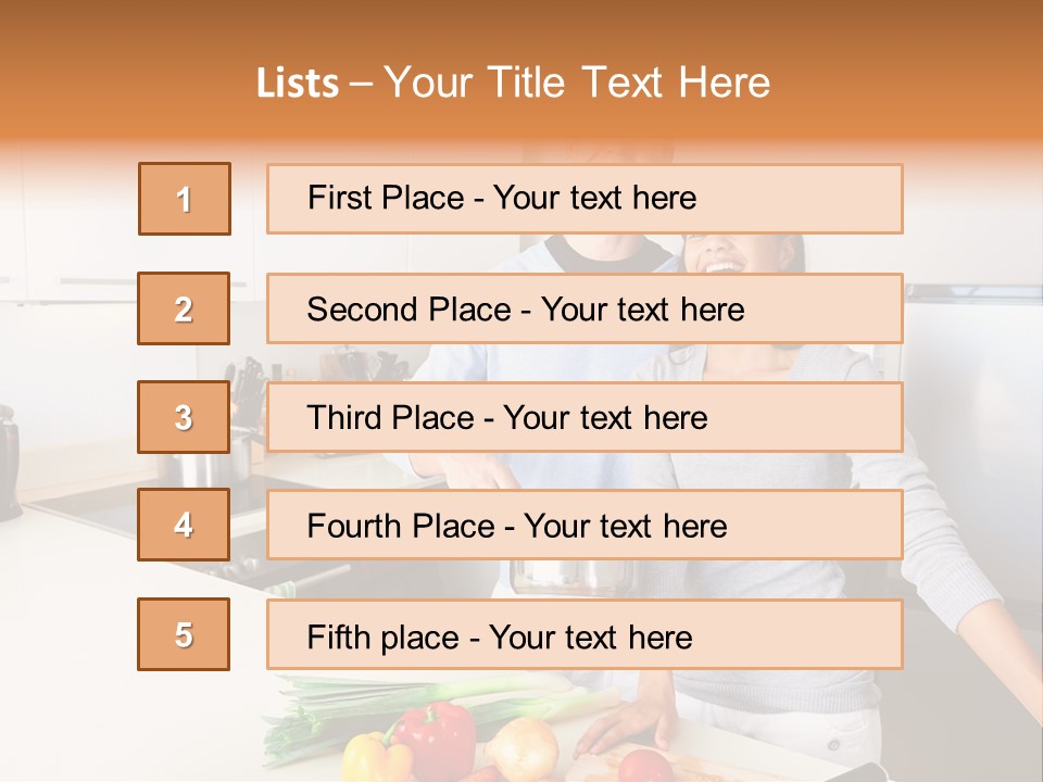 People Healthy Vegetables PowerPoint Template