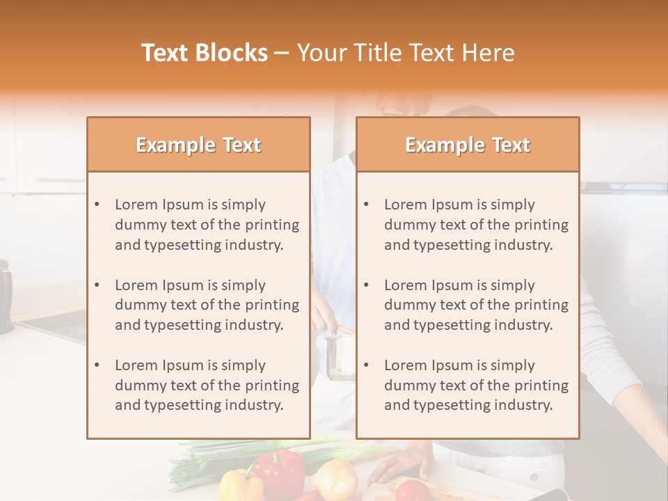 People Healthy Vegetables PowerPoint Template