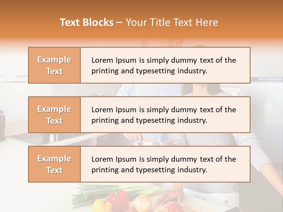 People Healthy Vegetables PowerPoint Template