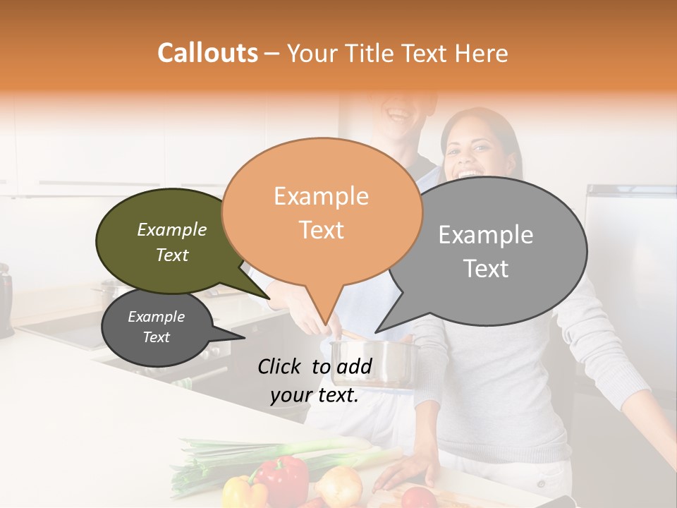 People Healthy Vegetables PowerPoint Template