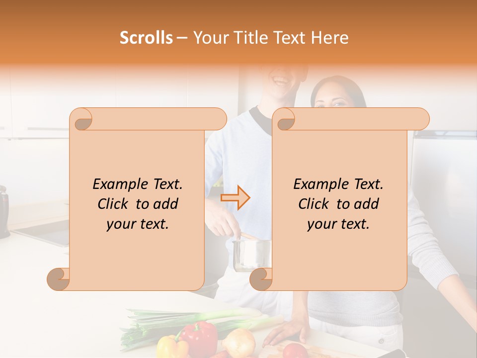 People Healthy Vegetables PowerPoint Template
