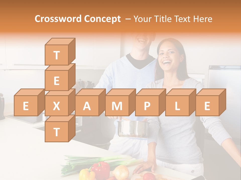 People Healthy Vegetables PowerPoint Template