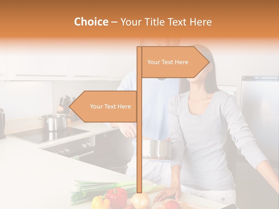 People Healthy Vegetables PowerPoint Template