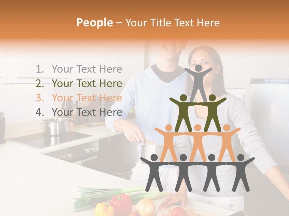 People Healthy Vegetables PowerPoint Template