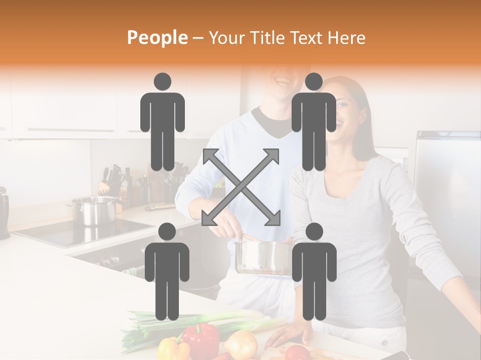 People Healthy Vegetables PowerPoint Template