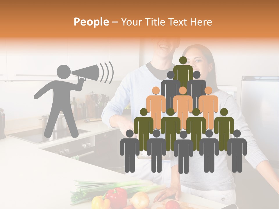 People Healthy Vegetables PowerPoint Template