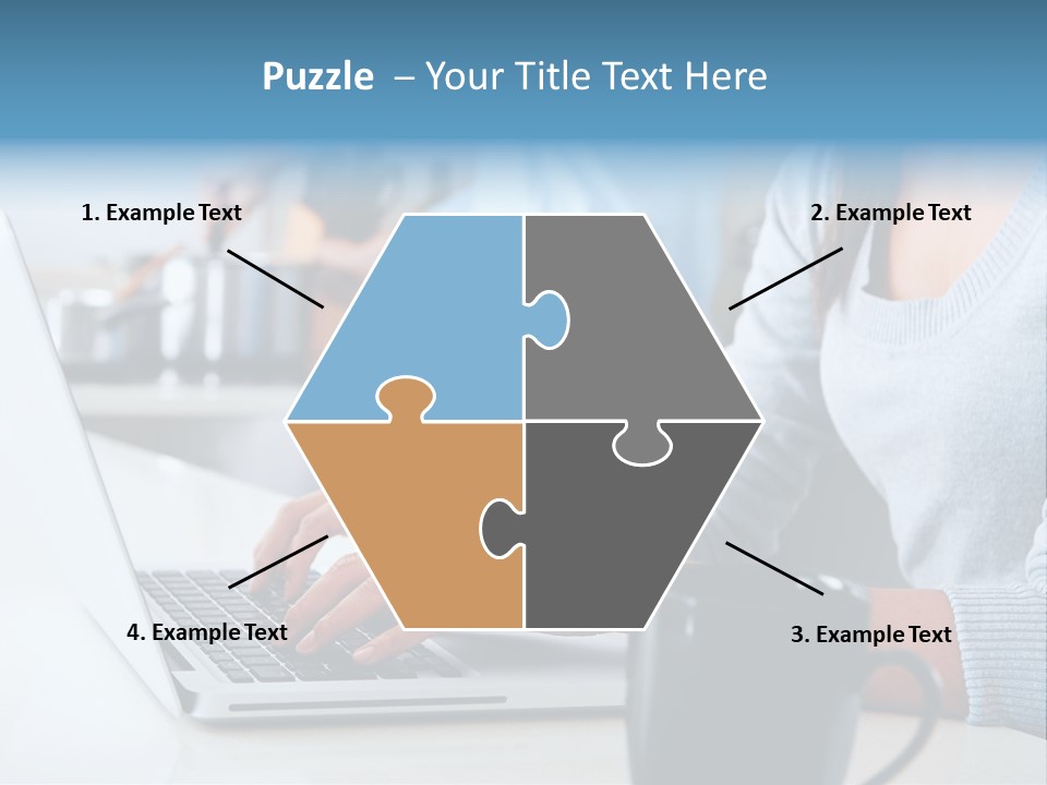 Husband Caucasian Cuisine PowerPoint Template