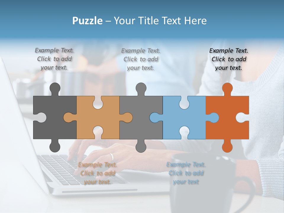 Husband Caucasian Cuisine PowerPoint Template