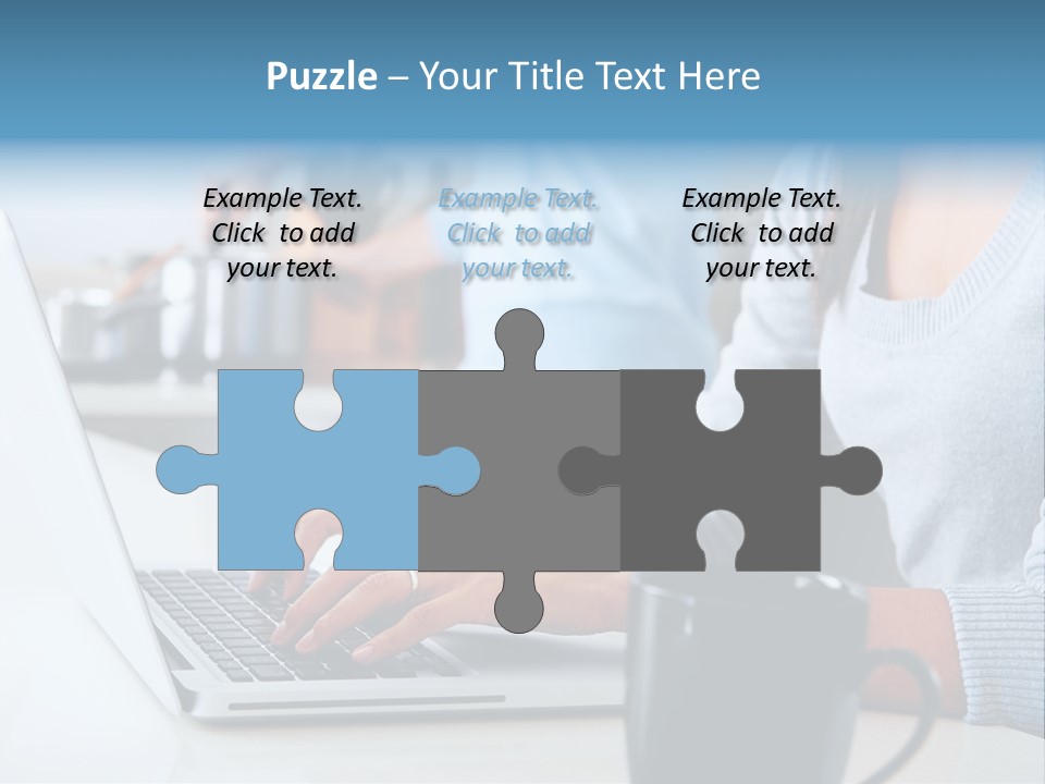 Husband Caucasian Cuisine PowerPoint Template