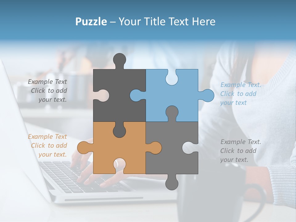 Husband Caucasian Cuisine PowerPoint Template