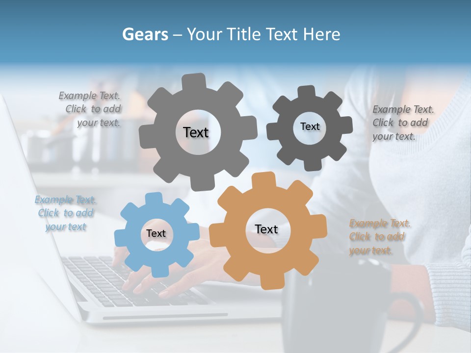 Husband Caucasian Cuisine PowerPoint Template