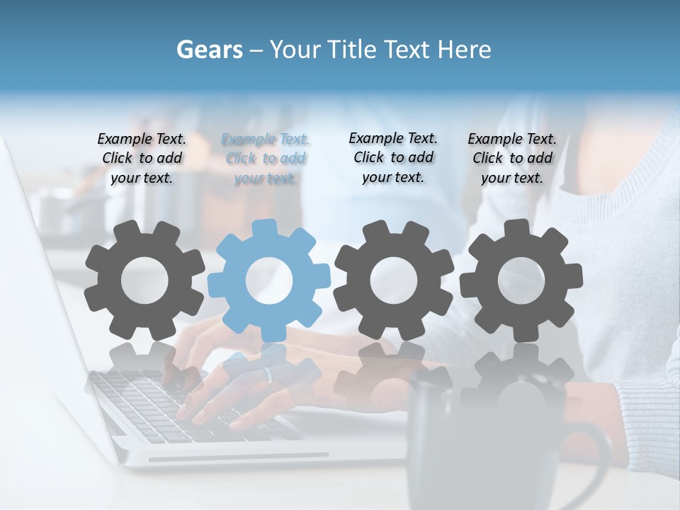 Husband Caucasian Cuisine PowerPoint Template