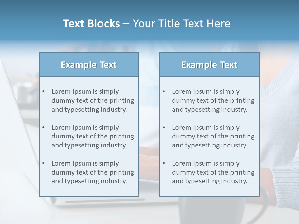Husband Caucasian Cuisine PowerPoint Template