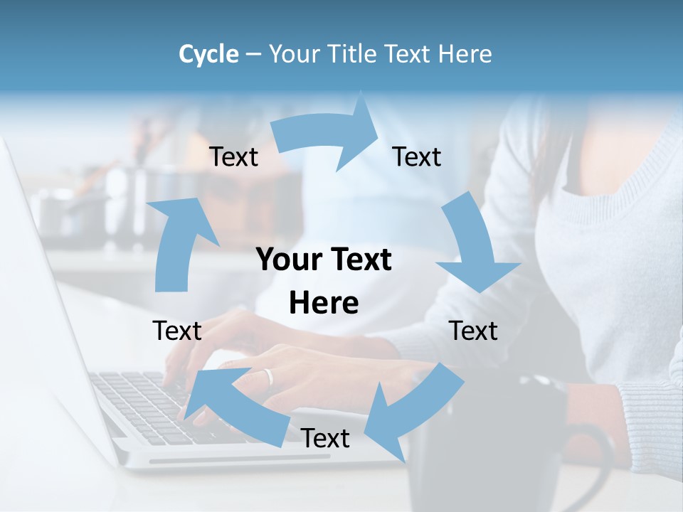 Husband Caucasian Cuisine PowerPoint Template