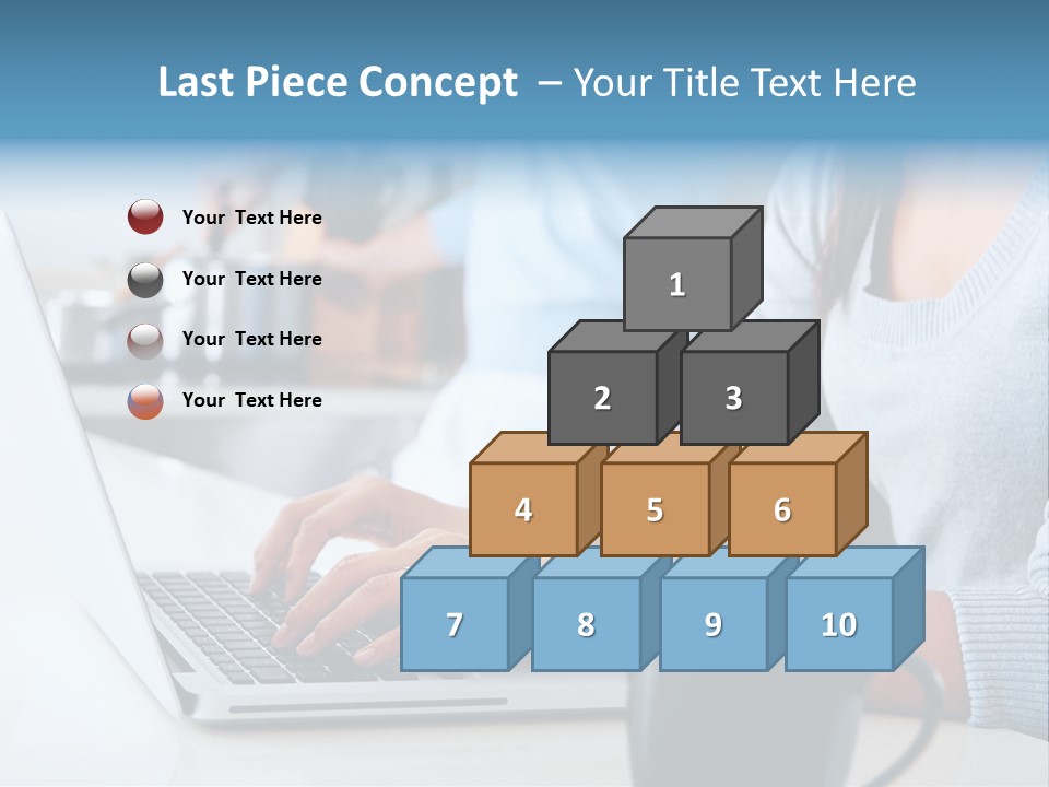 Husband Caucasian Cuisine PowerPoint Template