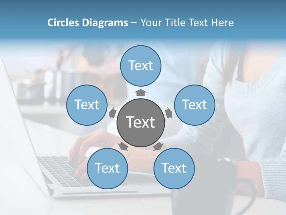 Husband Caucasian Cuisine PowerPoint Template