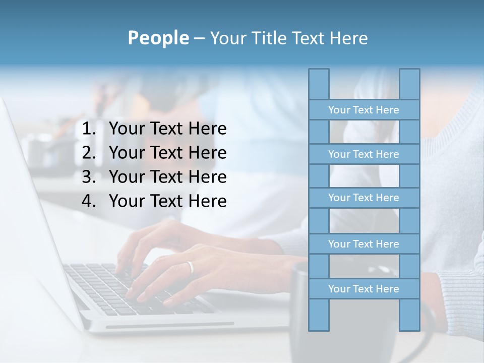 Husband Caucasian Cuisine PowerPoint Template