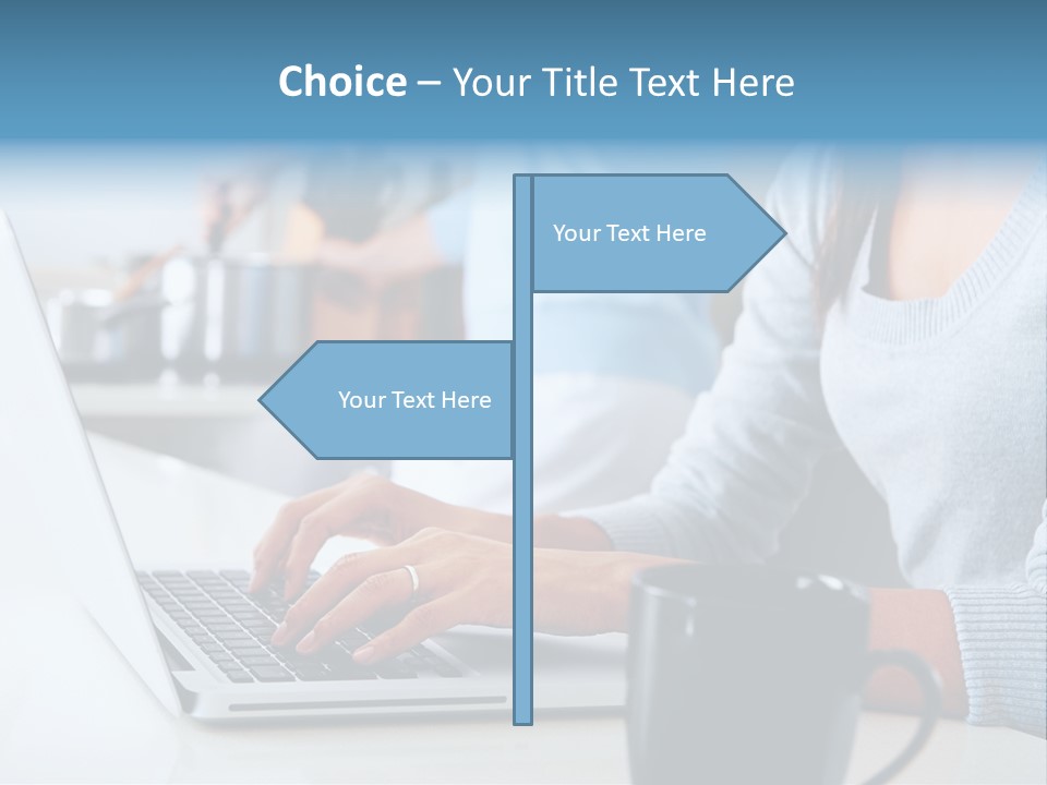 Husband Caucasian Cuisine PowerPoint Template