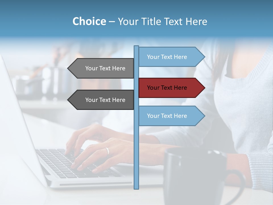 Husband Caucasian Cuisine PowerPoint Template
