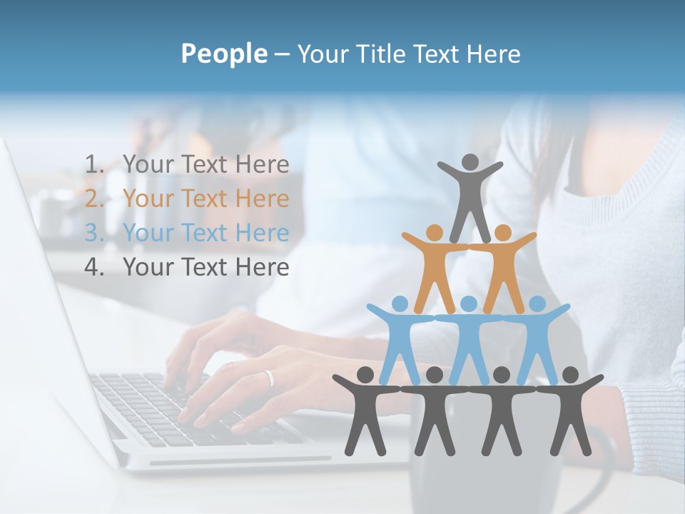 Husband Caucasian Cuisine PowerPoint Template