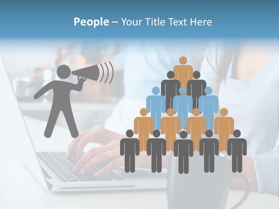 Husband Caucasian Cuisine PowerPoint Template