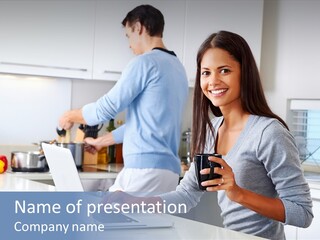 Home Coffee Beautiful PowerPoint Template