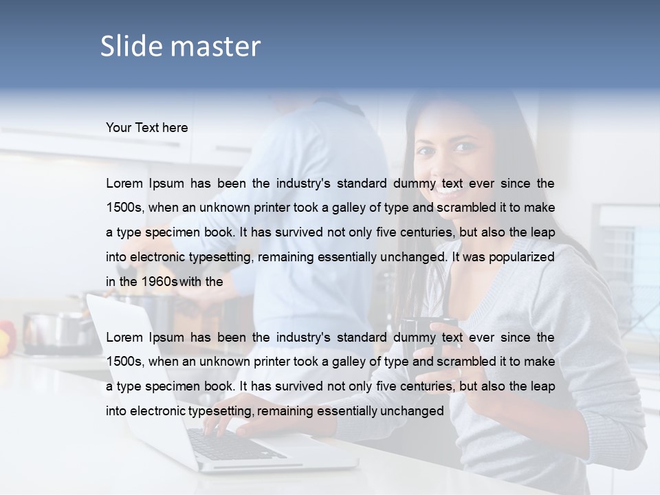 Home Coffee Beautiful PowerPoint Template