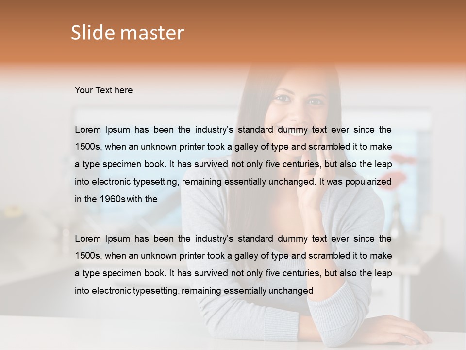 Pretty Lifestyle Happiness PowerPoint Template