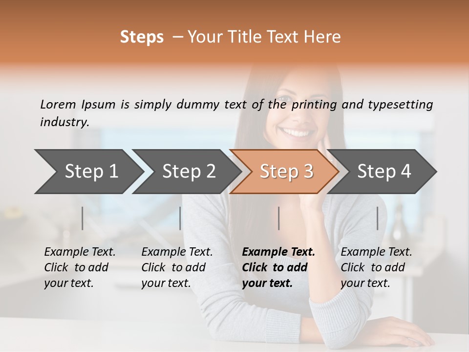 Pretty Lifestyle Happiness PowerPoint Template