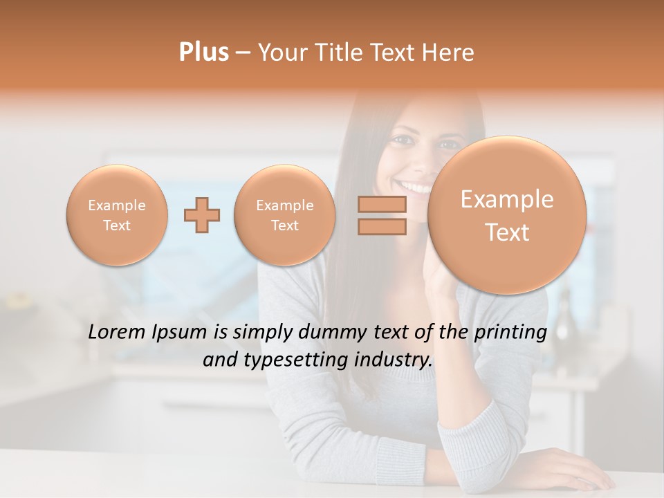 Pretty Lifestyle Happiness PowerPoint Template