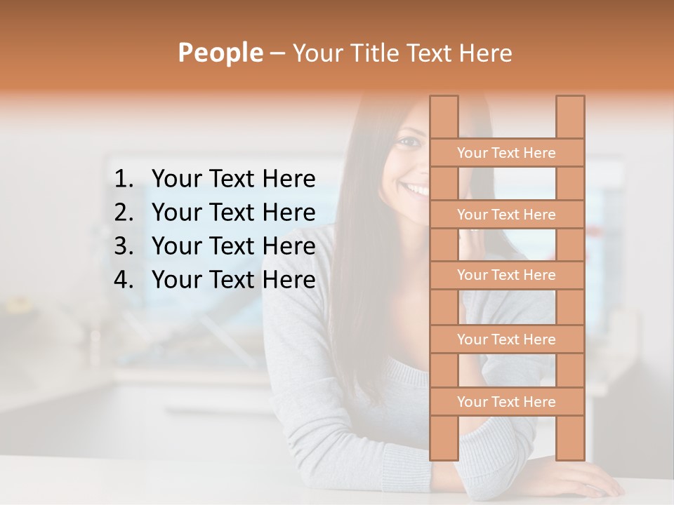 Pretty Lifestyle Happiness PowerPoint Template