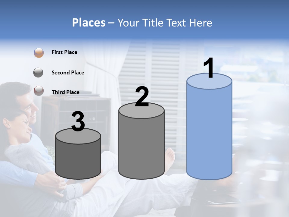 Multiracial Home Girl PowerPoint Template