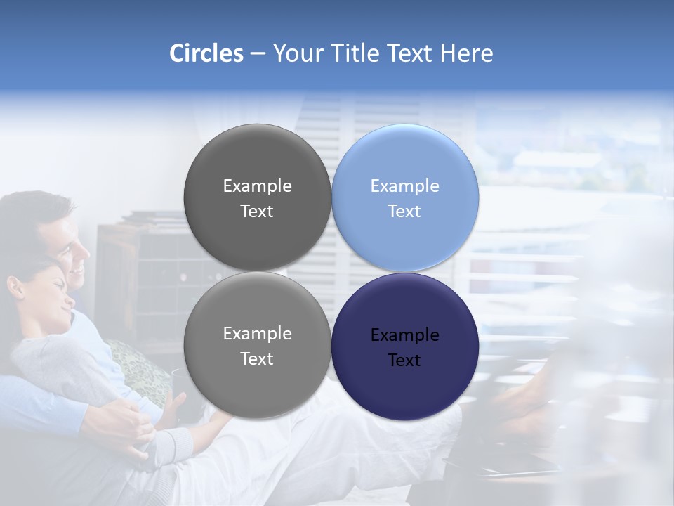 Multiracial Home Girl PowerPoint Template