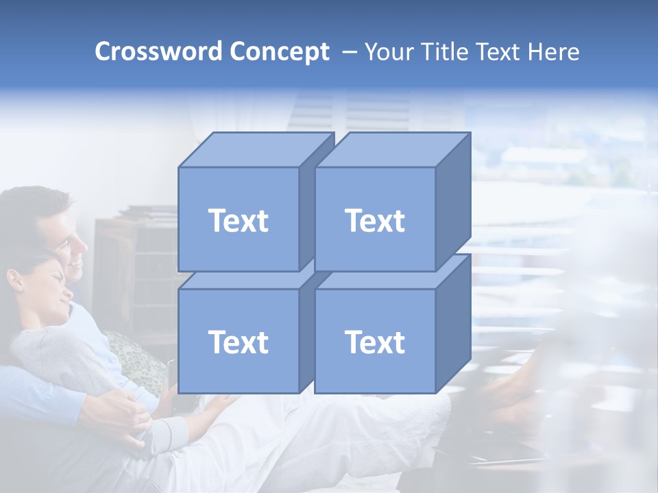 Multiracial Home Girl PowerPoint Template