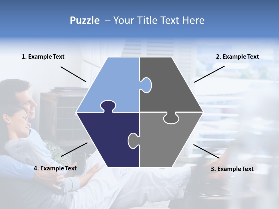 Multiracial Home Girl PowerPoint Template