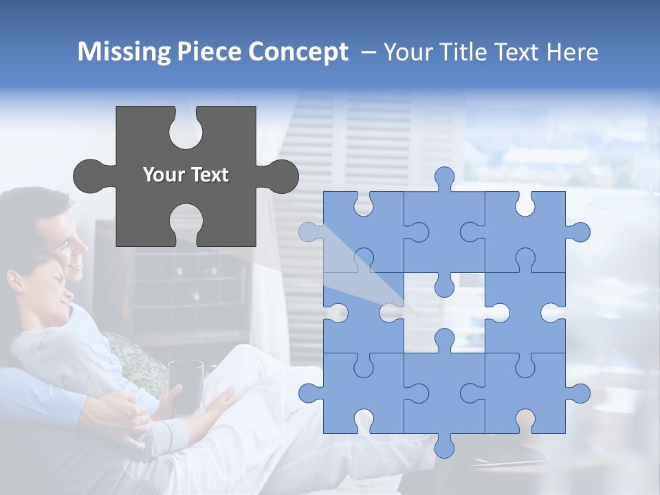 Multiracial Home Girl PowerPoint Template