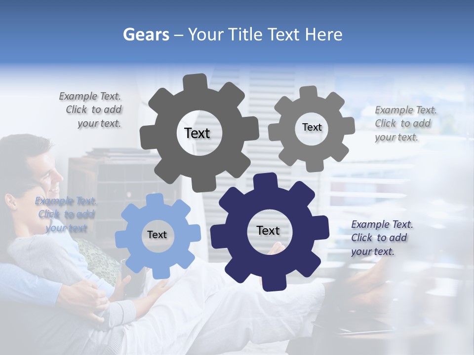 Multiracial Home Girl PowerPoint Template