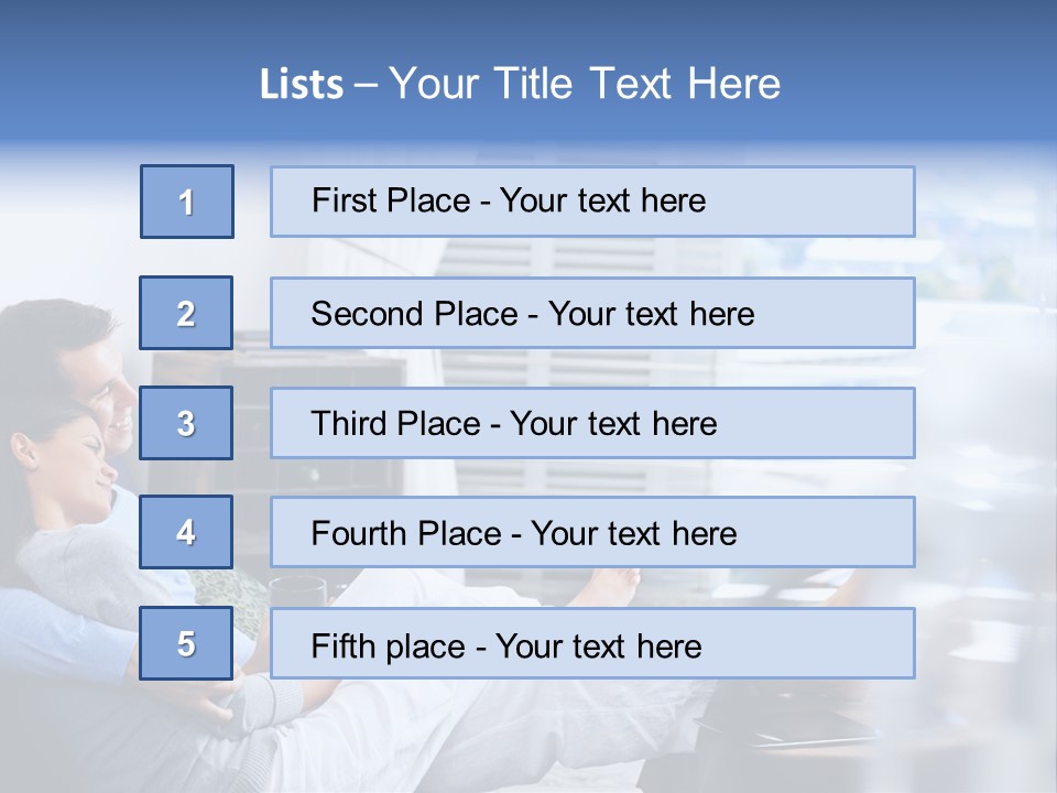 Multiracial Home Girl PowerPoint Template