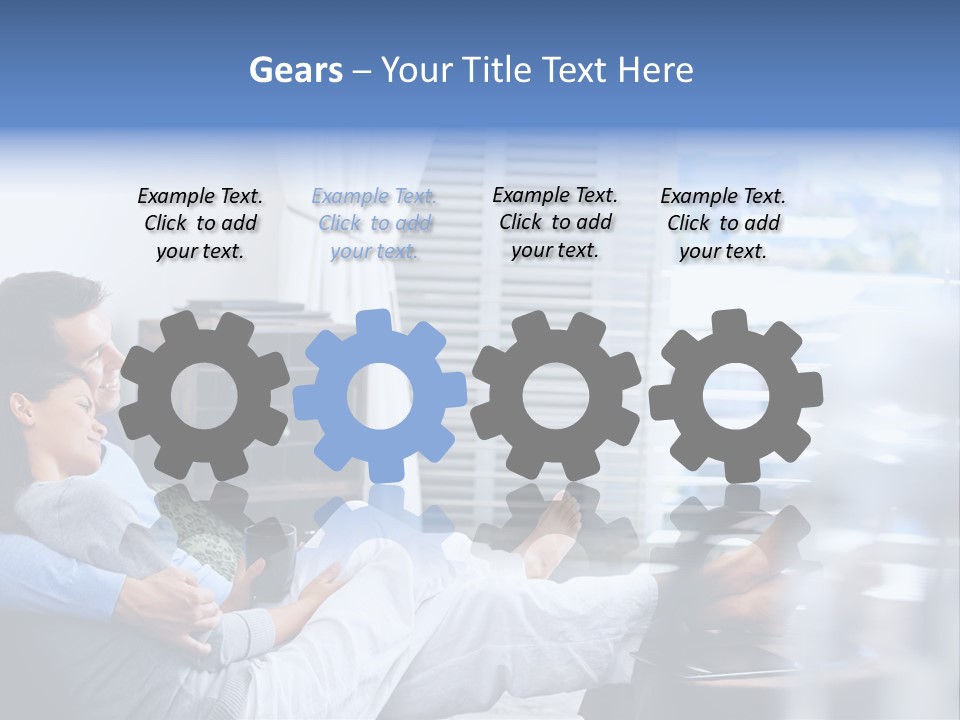 Multiracial Home Girl PowerPoint Template