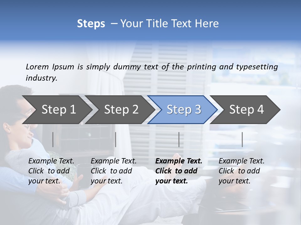 Multiracial Home Girl PowerPoint Template