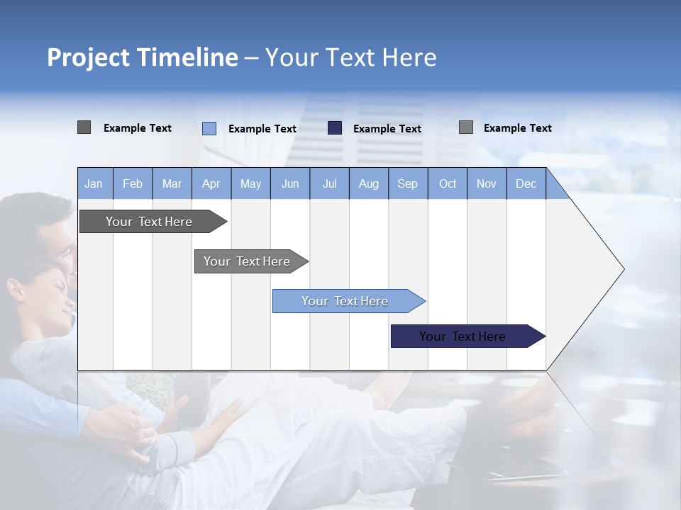 Multiracial Home Girl PowerPoint Template