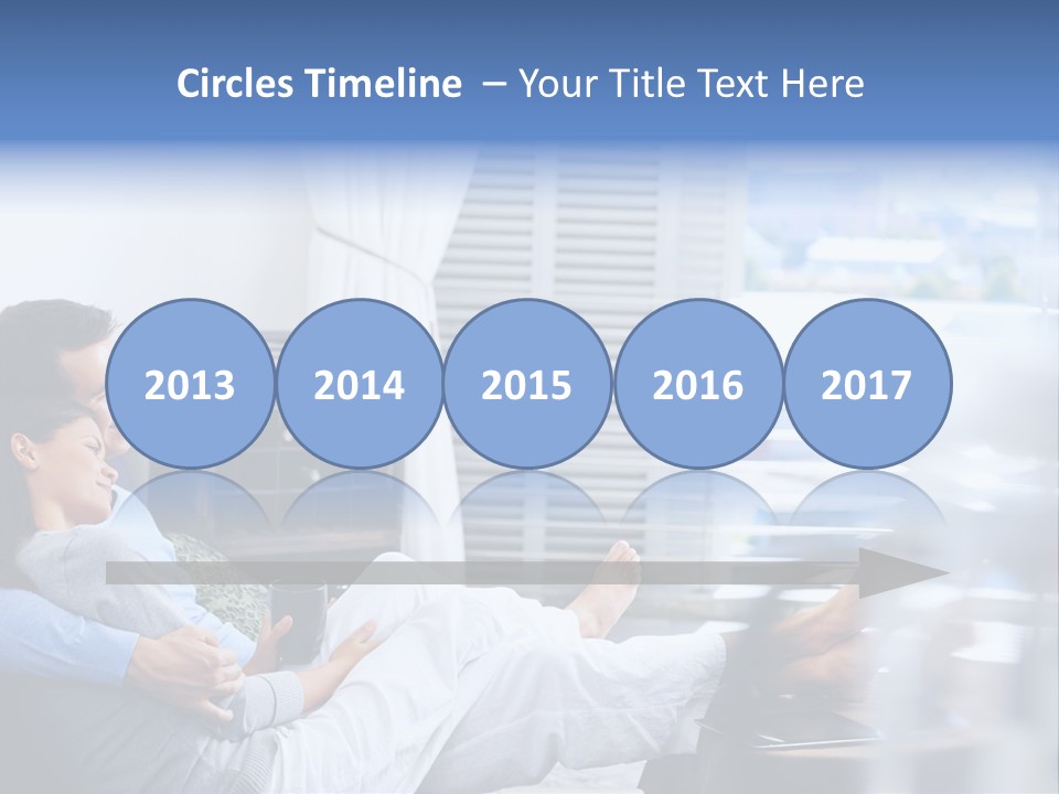 Multiracial Home Girl PowerPoint Template