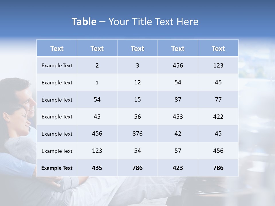 Multiracial Home Girl PowerPoint Template
