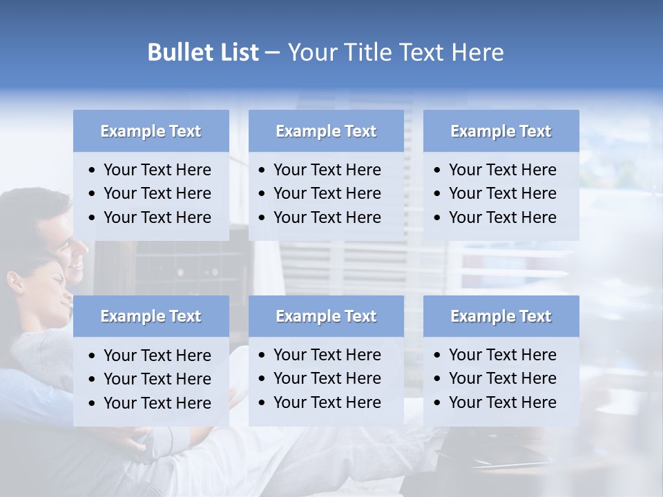 Multiracial Home Girl PowerPoint Template