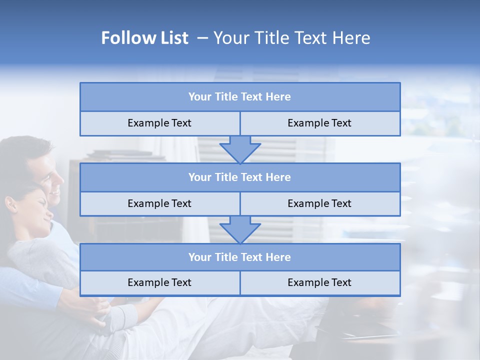 Multiracial Home Girl PowerPoint Template