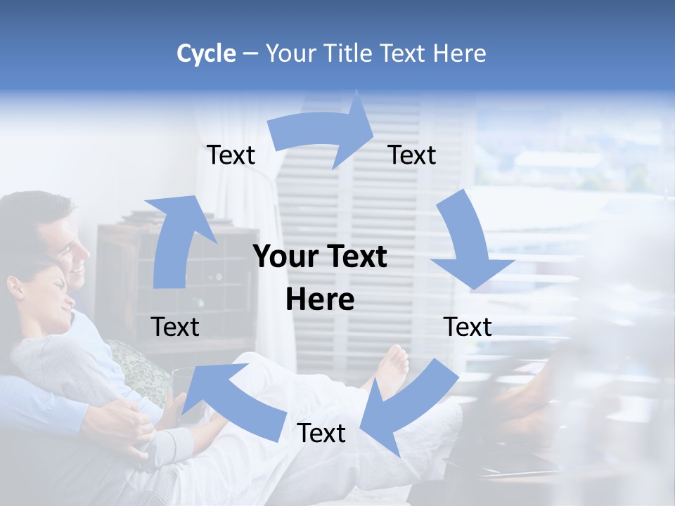 Multiracial Home Girl PowerPoint Template