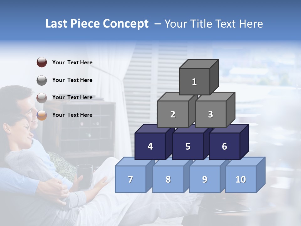 Multiracial Home Girl PowerPoint Template