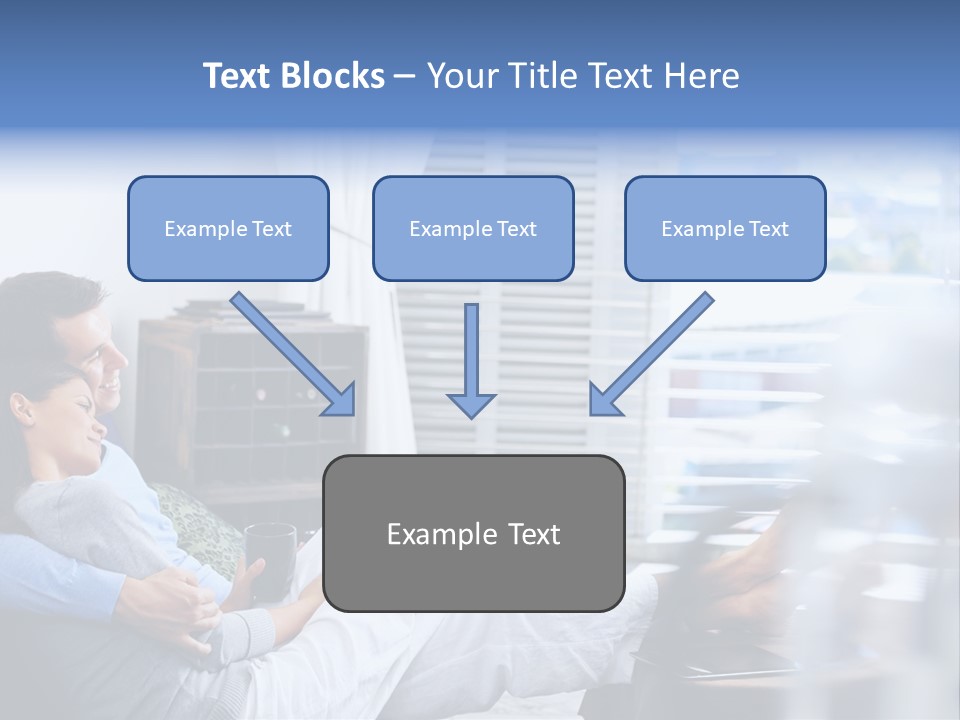 Multiracial Home Girl PowerPoint Template